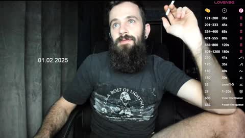 Snapshot of crissstud chatting on 01.31.25 Criss online show from 01.31.25