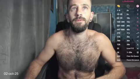 Snapshot of crissstud chatting on 10.02.25 Criss online show from 10.02.25