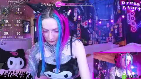 Snapshot of cybernekko chatting on 02.15.26 Neko online show from 02.15.26