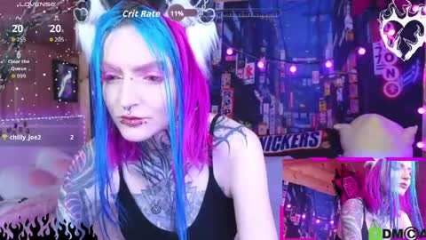 Snapshot of cybernekko chatting on 05.17.26 Neko online show from 05.17.26