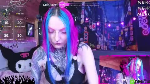 Snapshot of cybernekko chatting on 05.30.26 Neko online show from 05.30.26