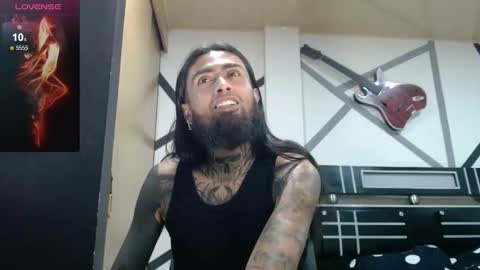 Snapshot of daimon_rock01 chatting on 09.14.25 felipe online show from 09.14.25