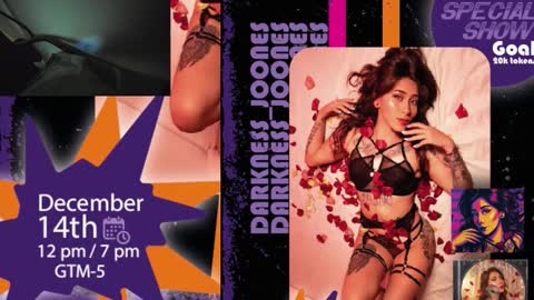 Snapshot of darkness_joones chatting on 12.13.25 Darkness online show from 12.13.25