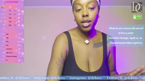 Snapshot of dchcco chatting on 04.27.26 Duchess Coco - Coco Puffs online show from 04.27.26