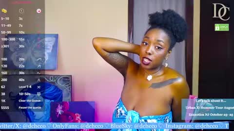 Snapshot of dchcco chatting on 07.28.26 Duchess Coco - Coco Puffs online show from 07.28.26