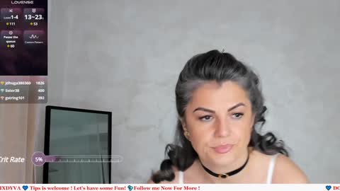 Snapshot of domixdyva chatting on 03.10.25 Dyva online show from 03.10.25