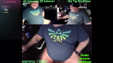 Snapshot of drake_r_darkrose chatting on 01.13.25 Drake D Vamp aka Drake DarkRose online show from 01.13.25