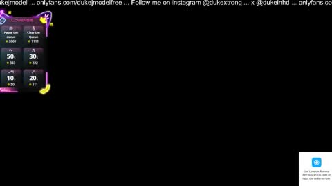 Snapshot of duke_j chatting on 11.22.25 DUKE J online show from 11.22.25