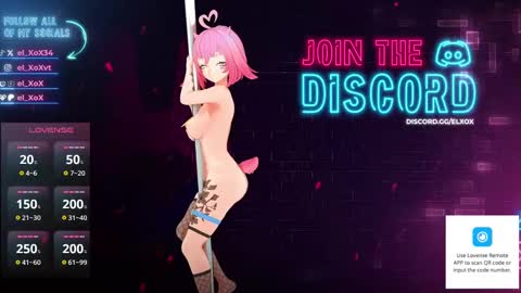 Snapshot of el_xox chatting on 01.18.25 el XoX online show from 01.18.25