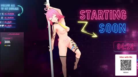 Snapshot of el_xox chatting on 09.13.25 el XoX online show from 09.13.25