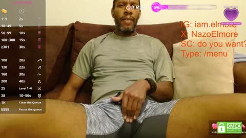 Snapshot of elmorenazogt chatting on 01.24.25 My name is Elmore. Please say hello I like to chat with you. If you have requests or dirty talk please use tip online show from 01.24.25