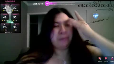 Snapshot of encasedbeauty chatting on 06.21.26 Ela online show from 06.21.26