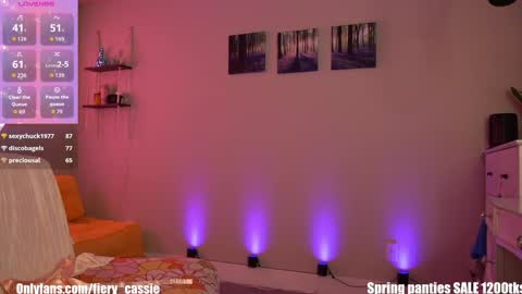 Snapshot of fiery_redhead chatting on 05.15.26 Cassie Ventura online show from 05.15.26