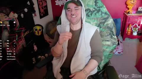 Gage Allin AKA Alpha Pussy online show from 10.28.25