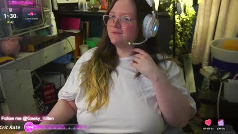 Geeky Kitten Leina -  online show from 09.28.25