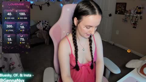 Snapshot of gennanyx chatting on 01.06.25 Genna Nyx online show from 01.06.25
