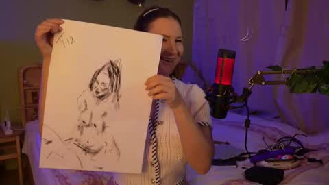 Snapshot of gessifossa chatting on 10.14.25 Anna online show from 10.14.25