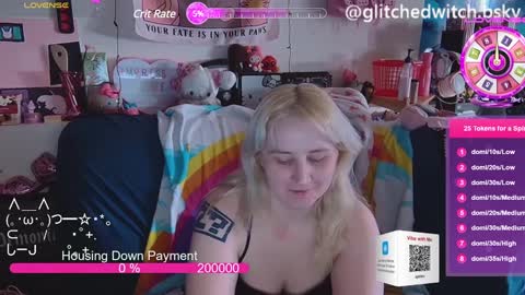 Snapshot of glitchwitch chatting on 01.07.25 Glitch online show from 01.07.25