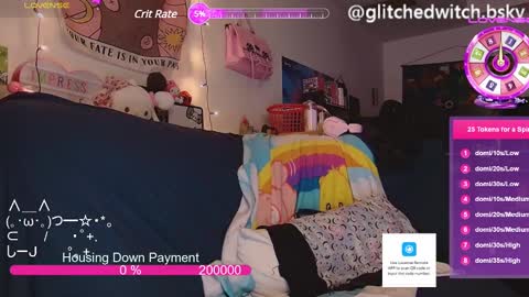 Snapshot of glitchwitch chatting on 01.08.25 Glitch online show from 01.08.25