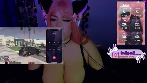 Snapshot of gloriette__ chatting on 01.28.25 LALISA online show from 01.28.25