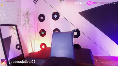 Snapshot of goddessjulieta chatting on 05.28.26 Julieta online show from 05.28.26