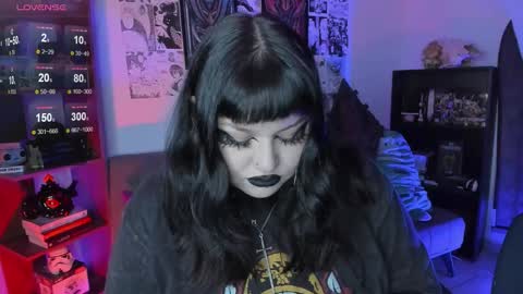 Snapshot of goth_stein chatting on 10.06.25 Engel Please help me to reach 50 thumbs up online show from 10.06.25