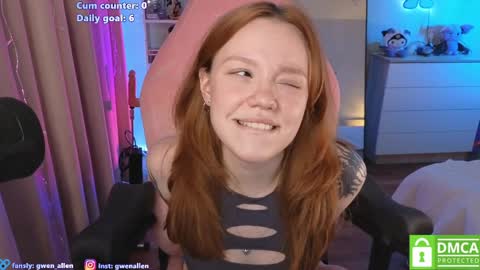 Snapshot of gwen_allen chatting on 05.14.26 I am Gwen online show from 05.14.26
