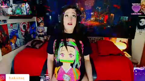Snapshot of hakudoll chatting on 07.07.26 Haku online show from 07.07.26