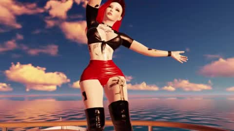 Snapshot of hannah3dx chatting on 02.22.26 Hannah online show from 02.22.26