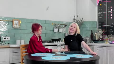 Snapshot of heaven_blonde chatting on 12.01.24 Our names are Anette and Alice online show from 12.01.24