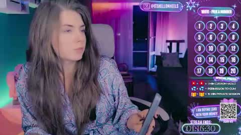 Snapshot of hell_on_heels_ chatting on 06.27.26 - show loyalty and subscribe - online show from 06.27.26