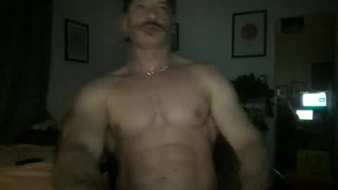 Snapshot of hungbritdaddy chatting on 12.25.24 MuscleHungBrit online show from 12.25.24
