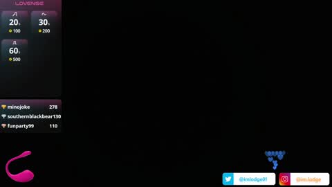 Snapshot of imlodge chatting on 01.15.25 Camilo Lodge online show from 01.15.25