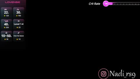 Snapshot of imnadiaroses chatting on 02.14.25 Nadia online show from 02.14.25