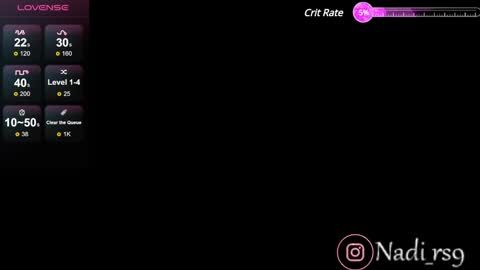 Snapshot of imnadiaroses chatting on 02.16.25 Nadia online show from 02.16.25