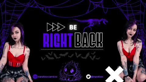 Inarafoxx online show from 09.14.25