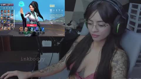 Snapshot of inkbodyy chatting on 03.09.25 Dayana  online show from 03.09.25