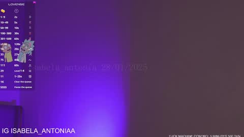Snapshot of isabela_antonia_ chatting on 01.30.25 online show from 01.30.25