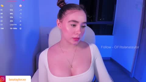 Snapshot of itslanataylor chatting on 10.04.25 Lana Taylor New account online show from 10.04.25