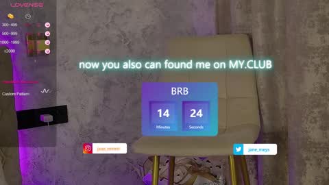 Snapshot of jane_meys chatting on 01.17.25 your kitty JANE roawww online show from 01.17.25