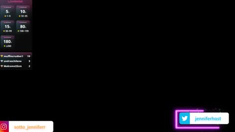 JENNIFER online show from 11.01.25