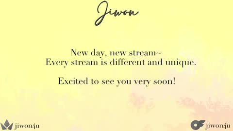 Jiwon online show from 09.28.25