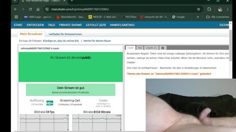 johnny460091760125965 online show from 12.25.24