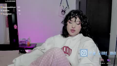 Snapshot of ju_kyung chatting on 01.23.25 Ju Kyung online show from 01.23.25