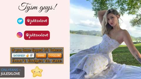 Snapshot of julesxdann chatting on 10.12.25 Jules and Dann  Dont forget to give us thumps up online show from 10.12.25