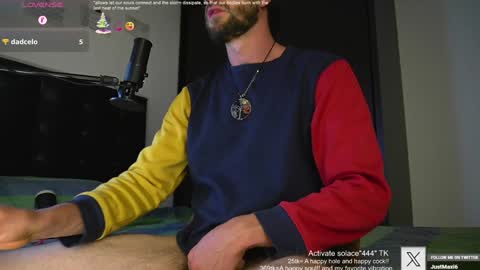 Snapshot of just_your_dreamboy chatting on 01.26.25 Maxi online show from 01.26.25