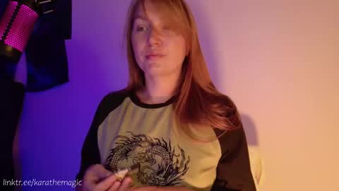 Snapshot of karathemagic chatting on 09.21.25 I am here around 5am GMT karathemagic online show from 09.21.25
