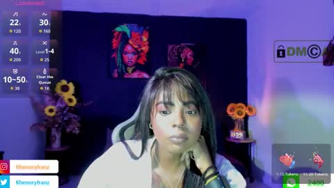 Snapshot of khenoryfranz chatting on 10.25.25 Khenory online show from 10.25.25