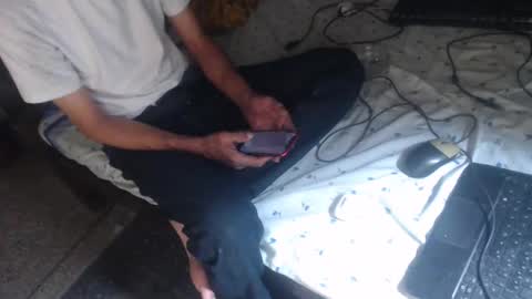 Snapshot of kissmycockandballs chatting on 09.11.25 Your Man online show from 09.11.25