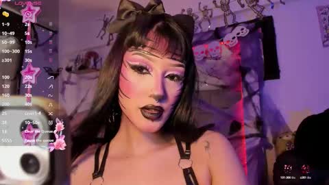 Snapshot of kittygoth_ chatting on 10.15.25 Kitty Goth online show from 10.15.25